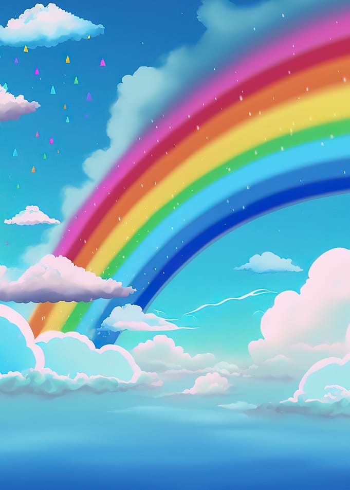 Clouds and rainbows