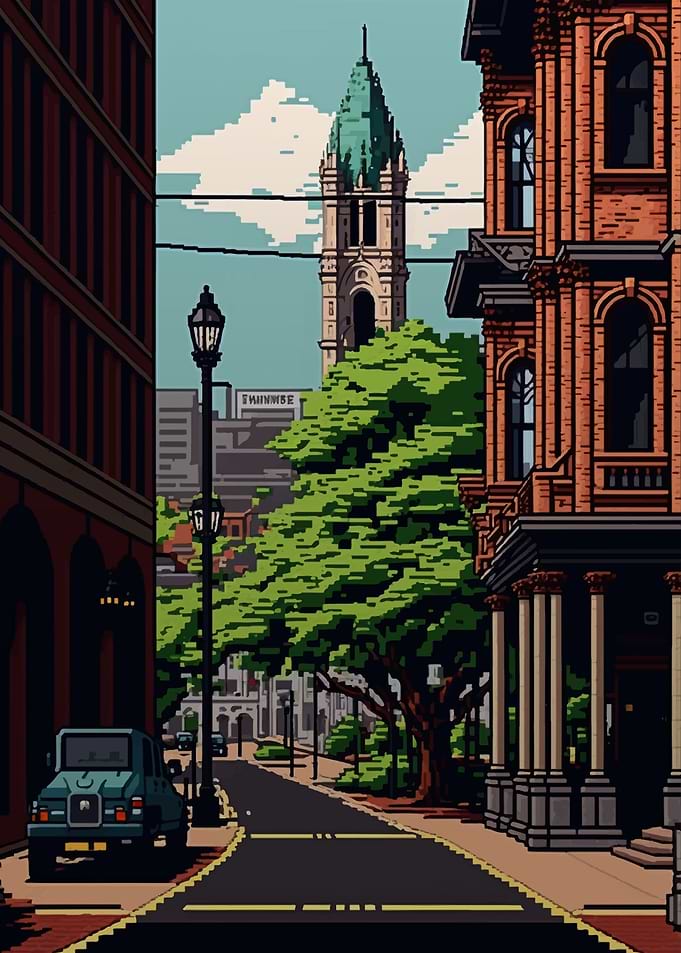 Albany Pixel art