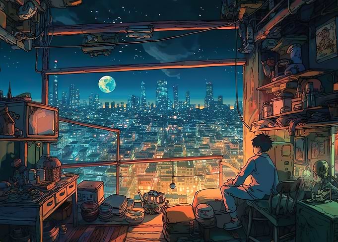 Anime Manga Cityscapes