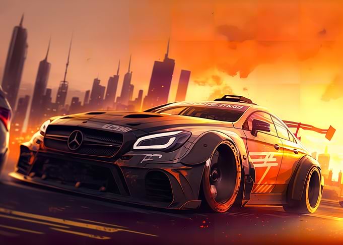 Mercedes GT Car