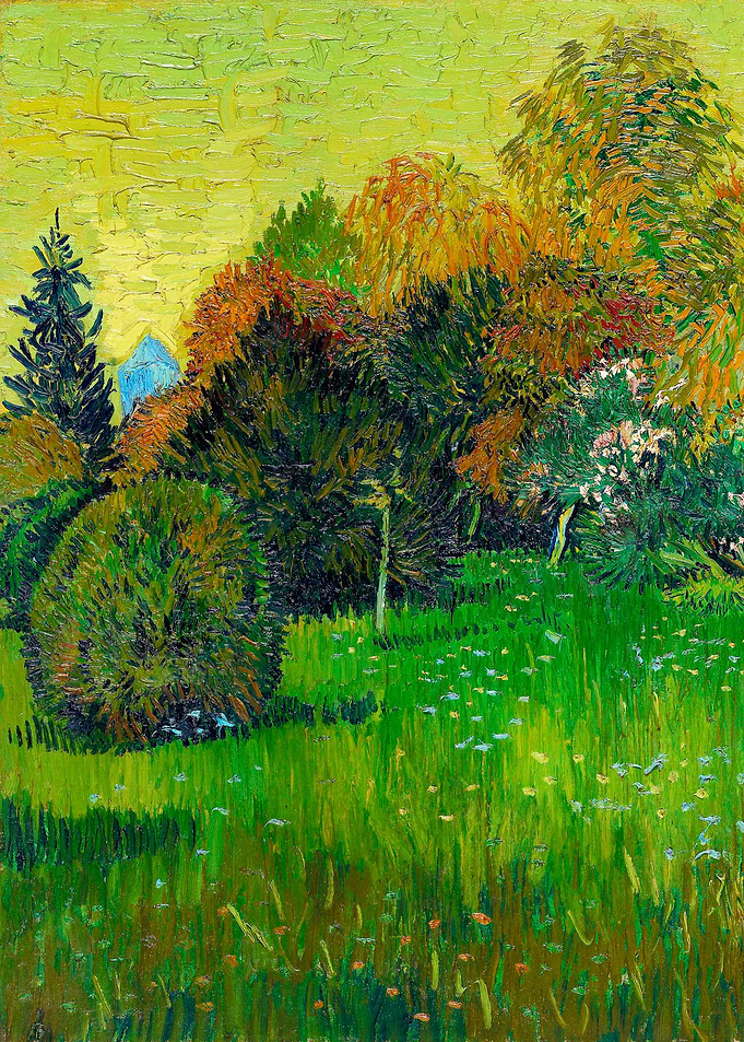 The Poets Garden 1888 Gogh