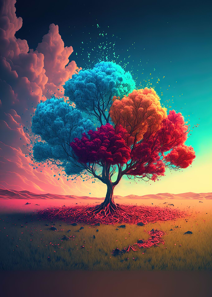 colorful tree