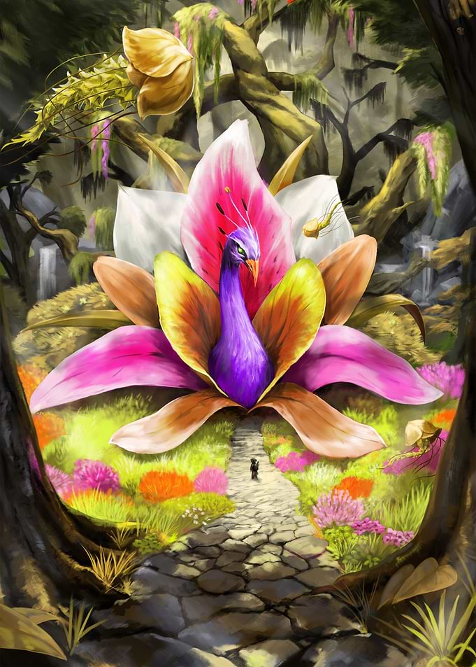 Flower Peacock