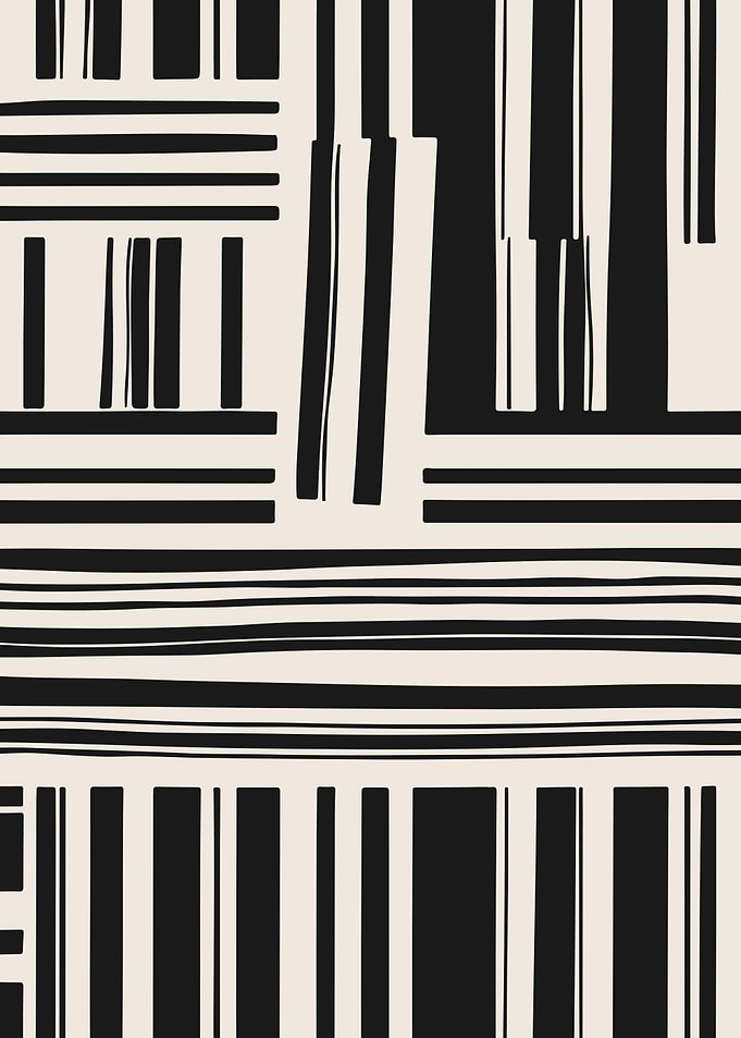 Modern Striped Composition