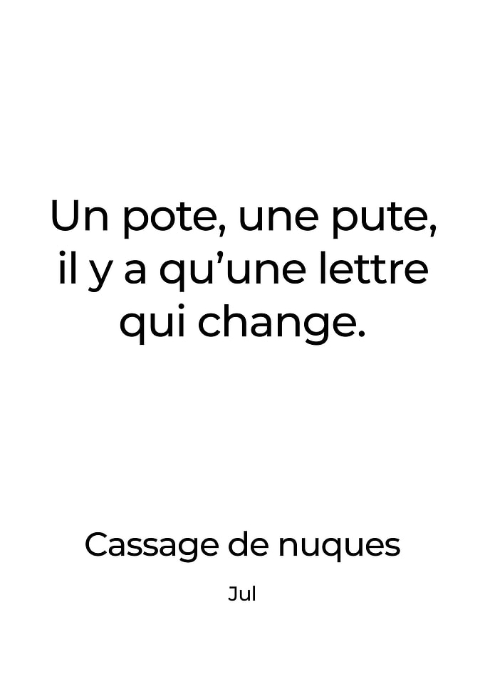 Jul Poster Affiche