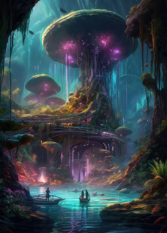 Glowing Enchanted Paradise