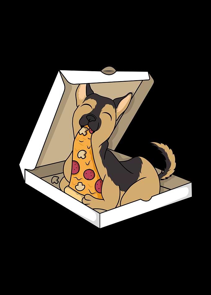 German Shepherd Pizza