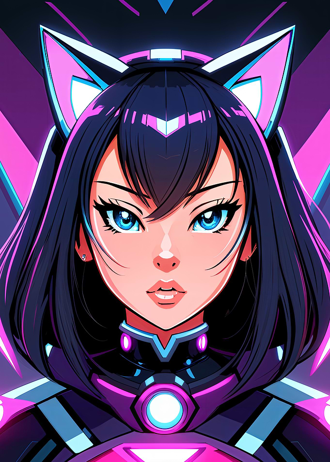 Cyber Cat Girl Army