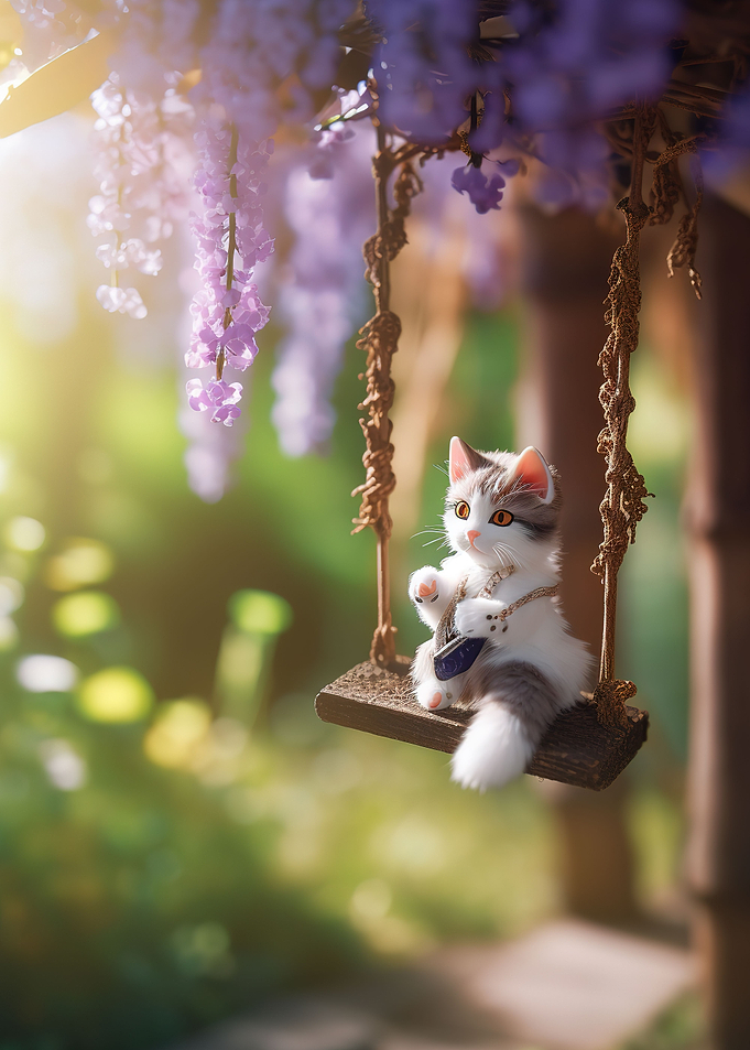 A cute kitten