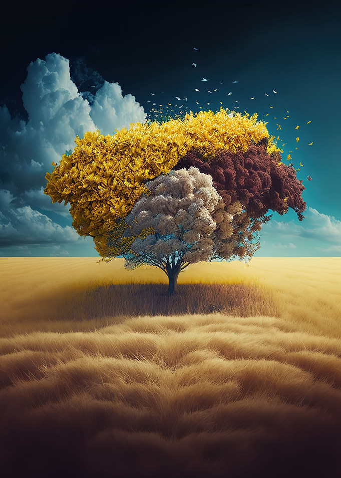 colorful tree