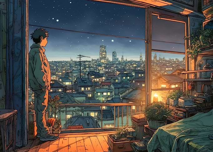 Anime Manga Cityscapes