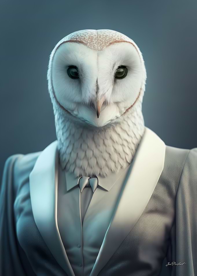 Barn Owl Portrait