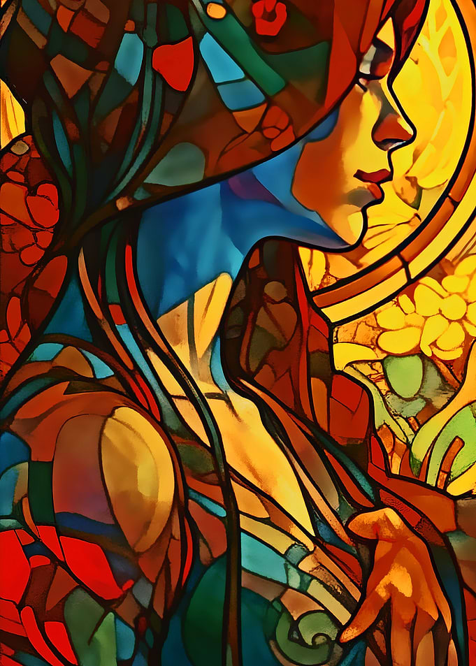 the woman
