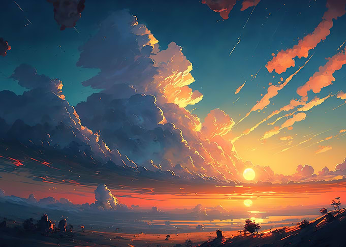 Sunset landscape