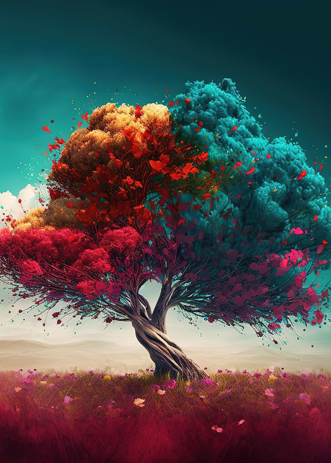 colorful tree