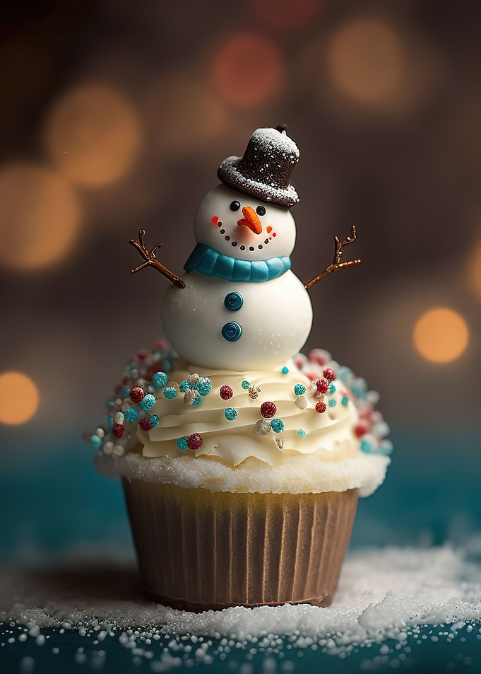 Christmas tree cupcakes