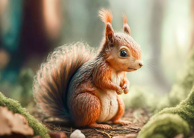 Forest squirrel Ben