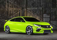 Civic Type R Green Car