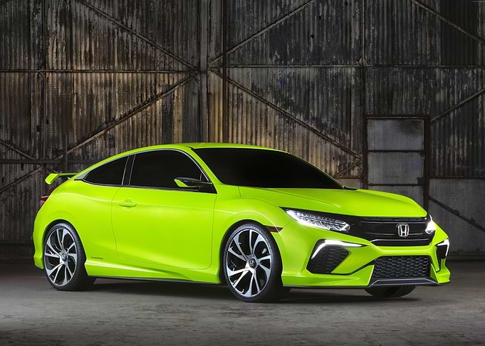 Civic Type R Green Car