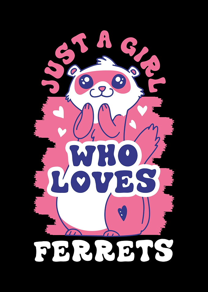 Girl Loves Ferrets