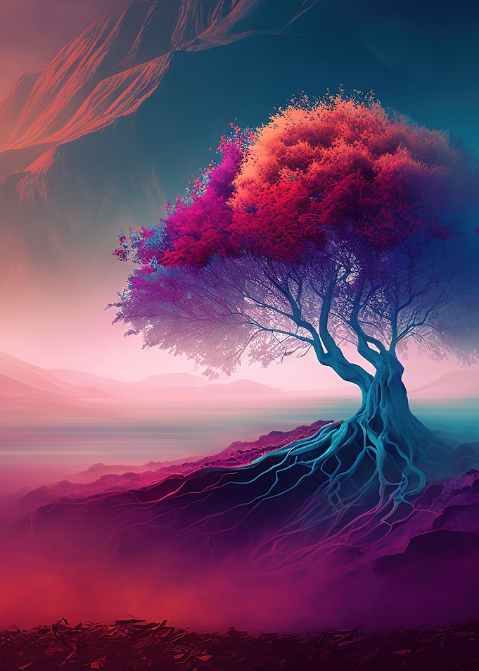 colorful tree