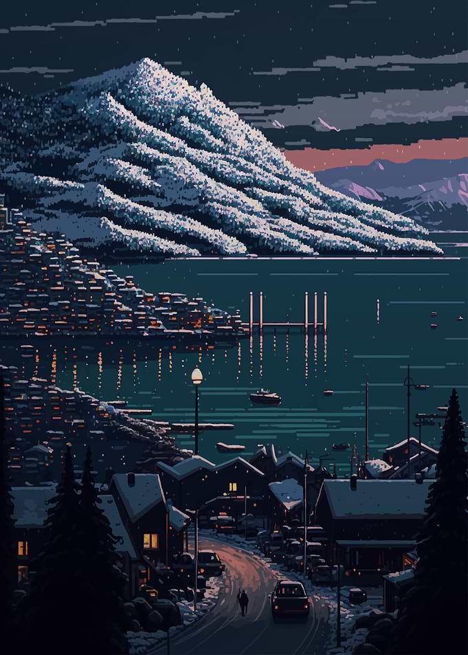 Tromso Pixel art