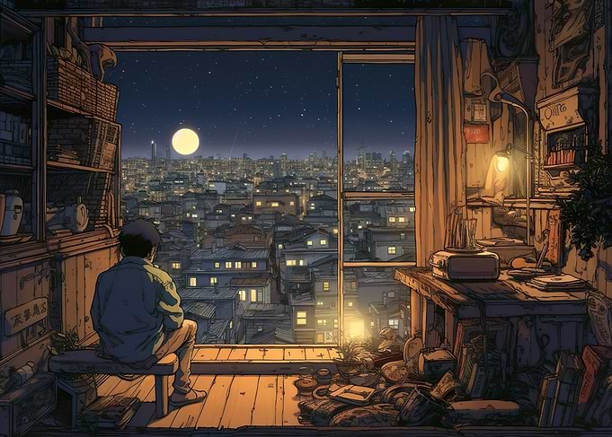 Anime Manga Cityscapes
