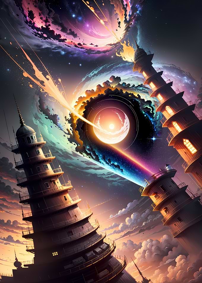 Black Hole Tower Space