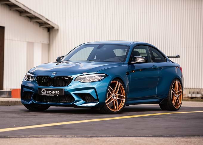 BMW Blue Sport Car