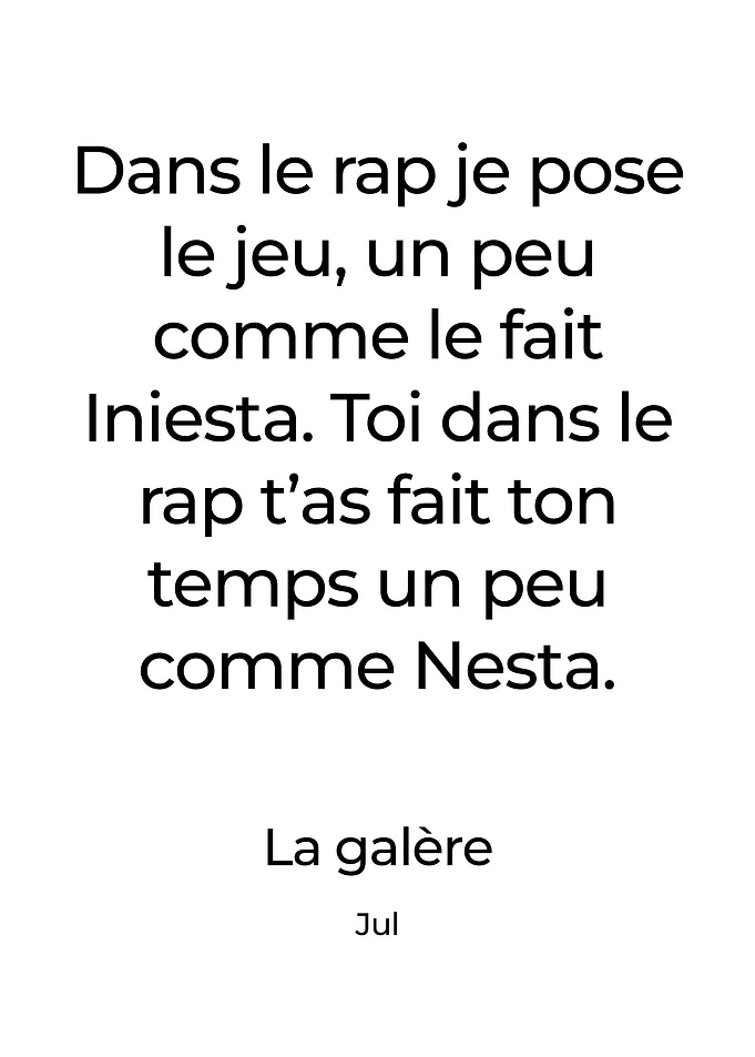 Jul Poster Affiche