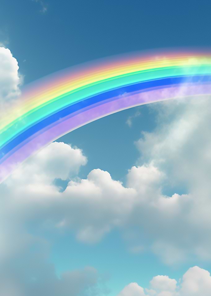 Clouds and rainbows