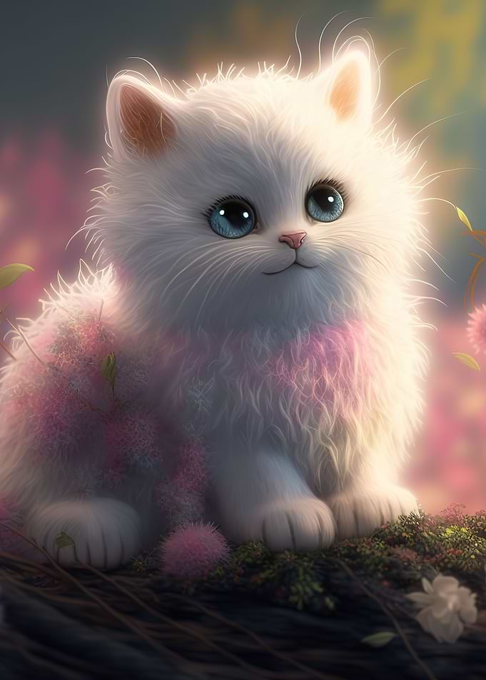 A cute kitten