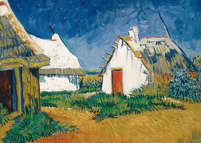 Three White Cottages