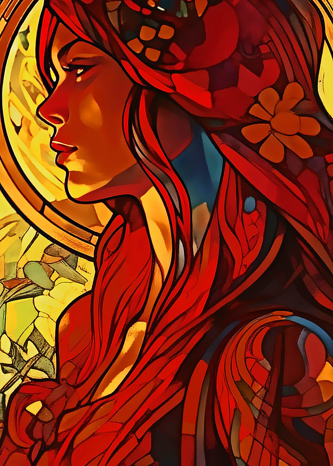 the woman