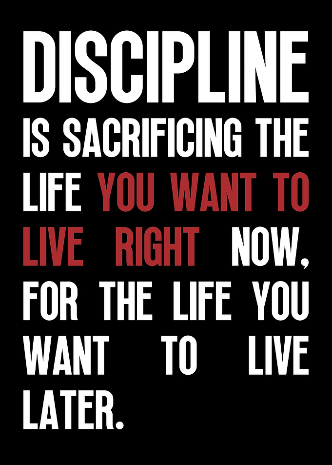 Discipline Is Sacrificing