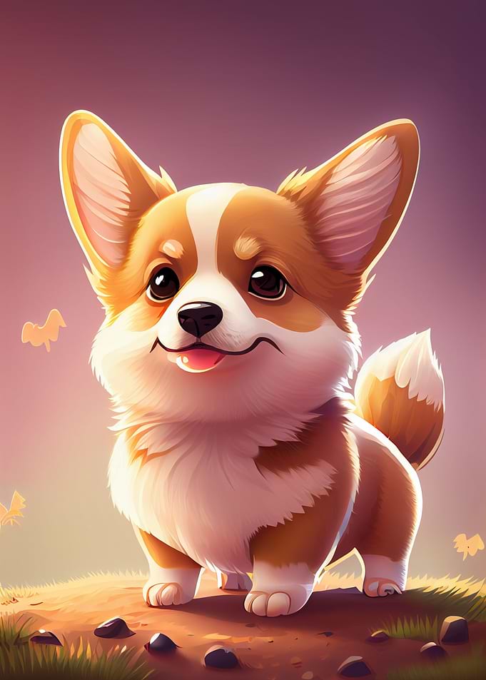 Cute Corgi Dog Animal