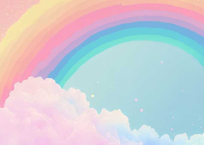 Clouds and rainbows