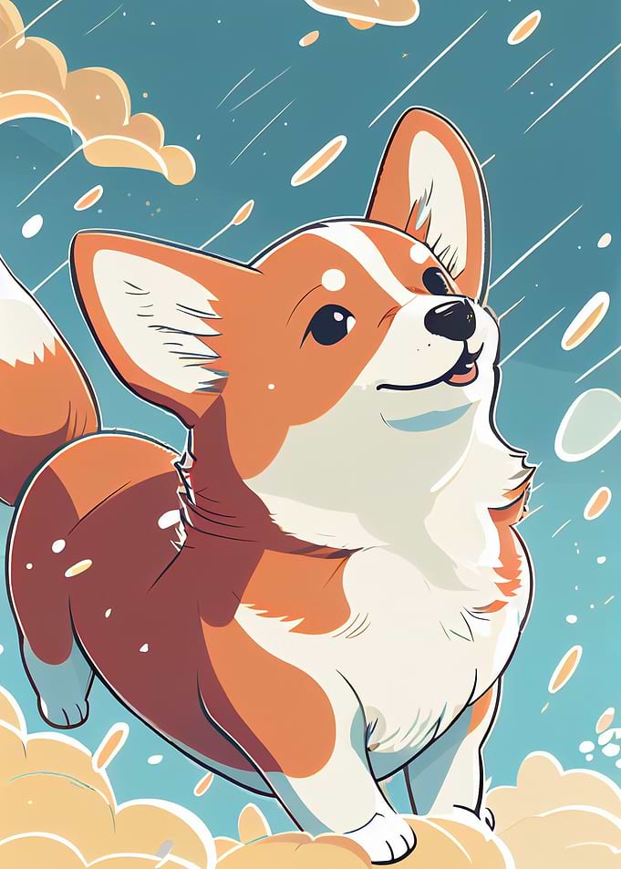 Cute Corgi Dog Animal