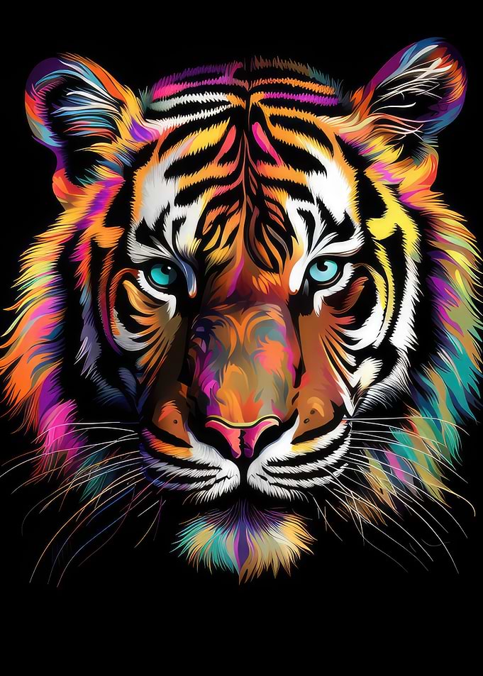Colorful Tiger