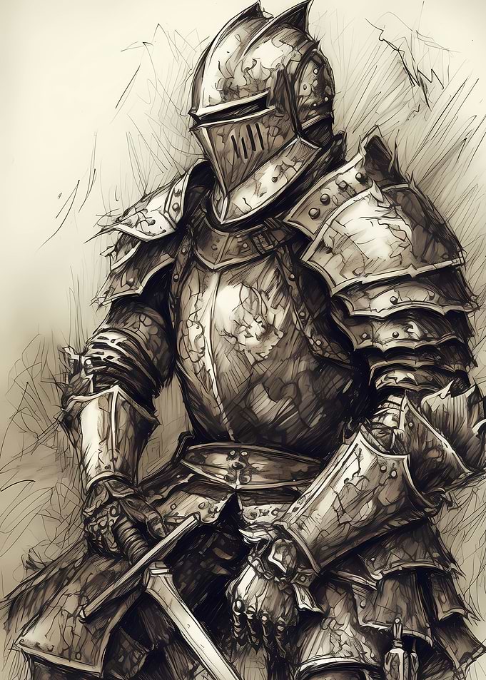 Knight Drawing
