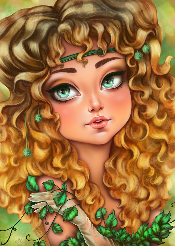 Green eyes
