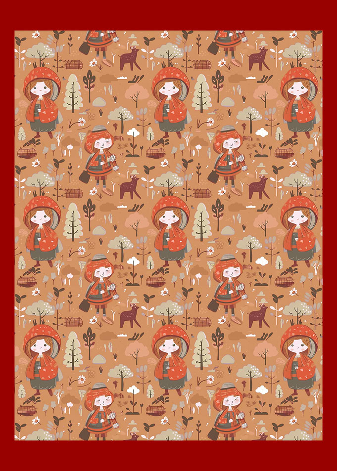 Little red riding hood in