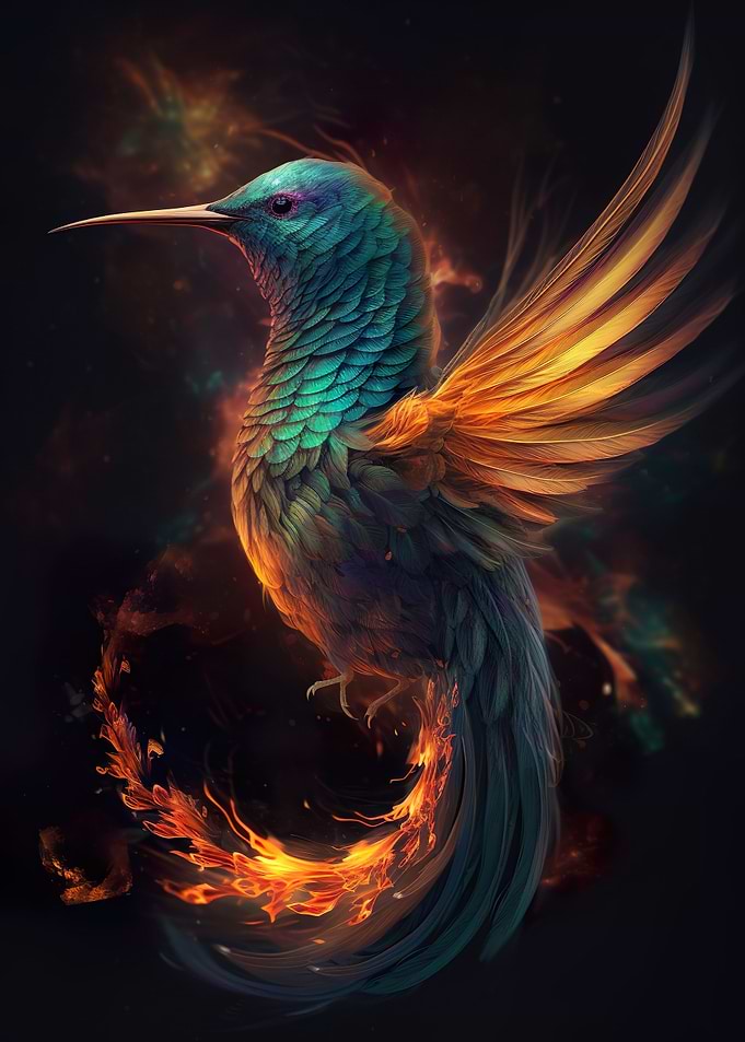 Hummingbird Fire Tail