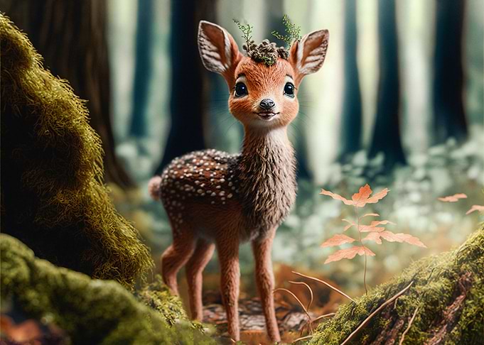 Cute baby deer Brenda