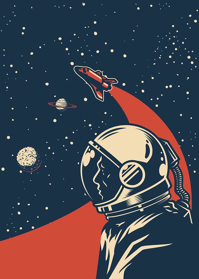 Astronaut Lost In Space