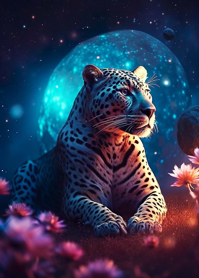 white Jaguar on Mars