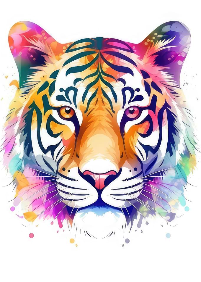 Colorful Tiger