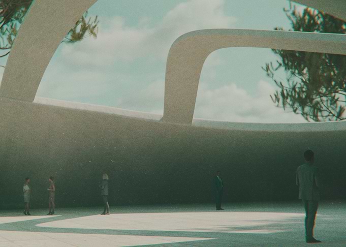 ArchBuilding Scene 3 3D