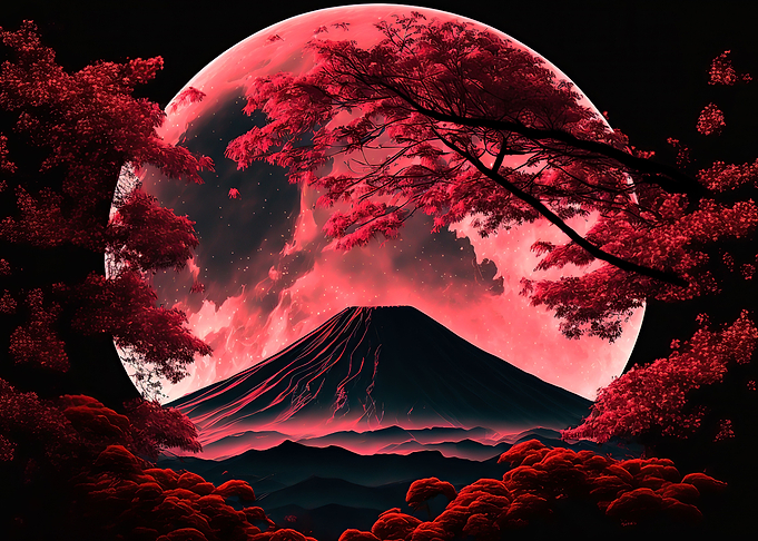 Sakura Landscape Japanese