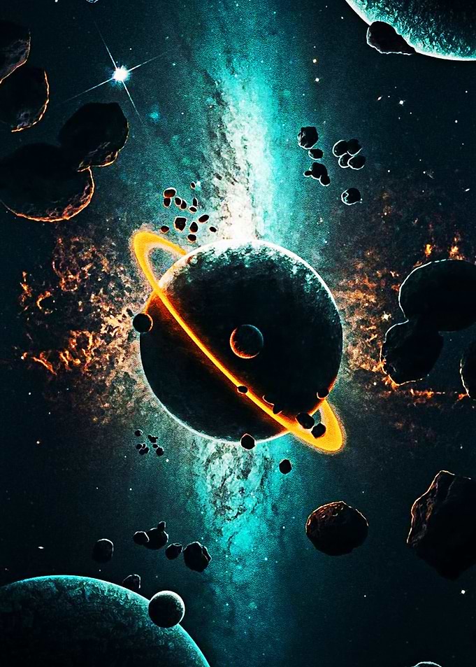 Rings Planet Space